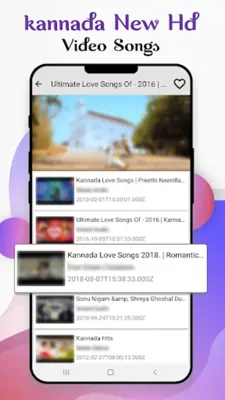 Kannada Video Kannada Songs android App screenshot 1